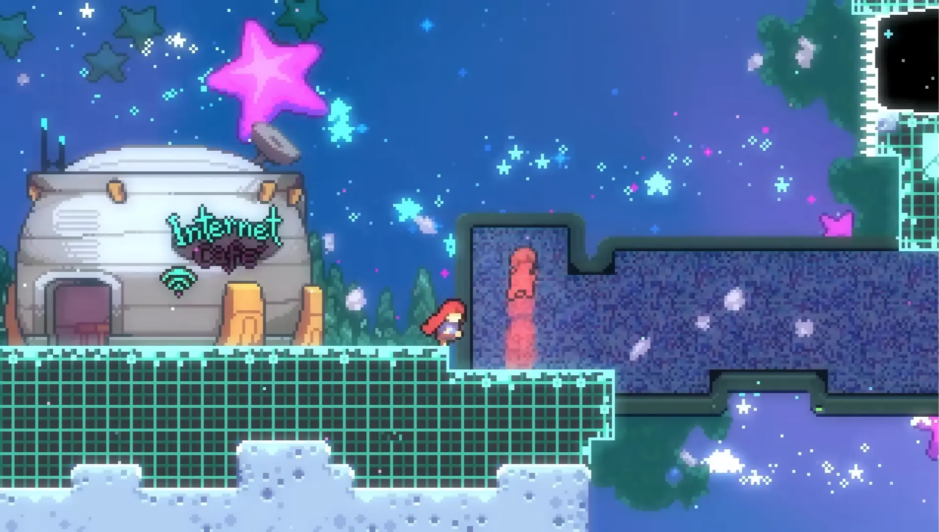 A PowerPoint-style presentation inside the game's Chapter 9, teaching the player the specific inputs for a Wavedash - Practice.