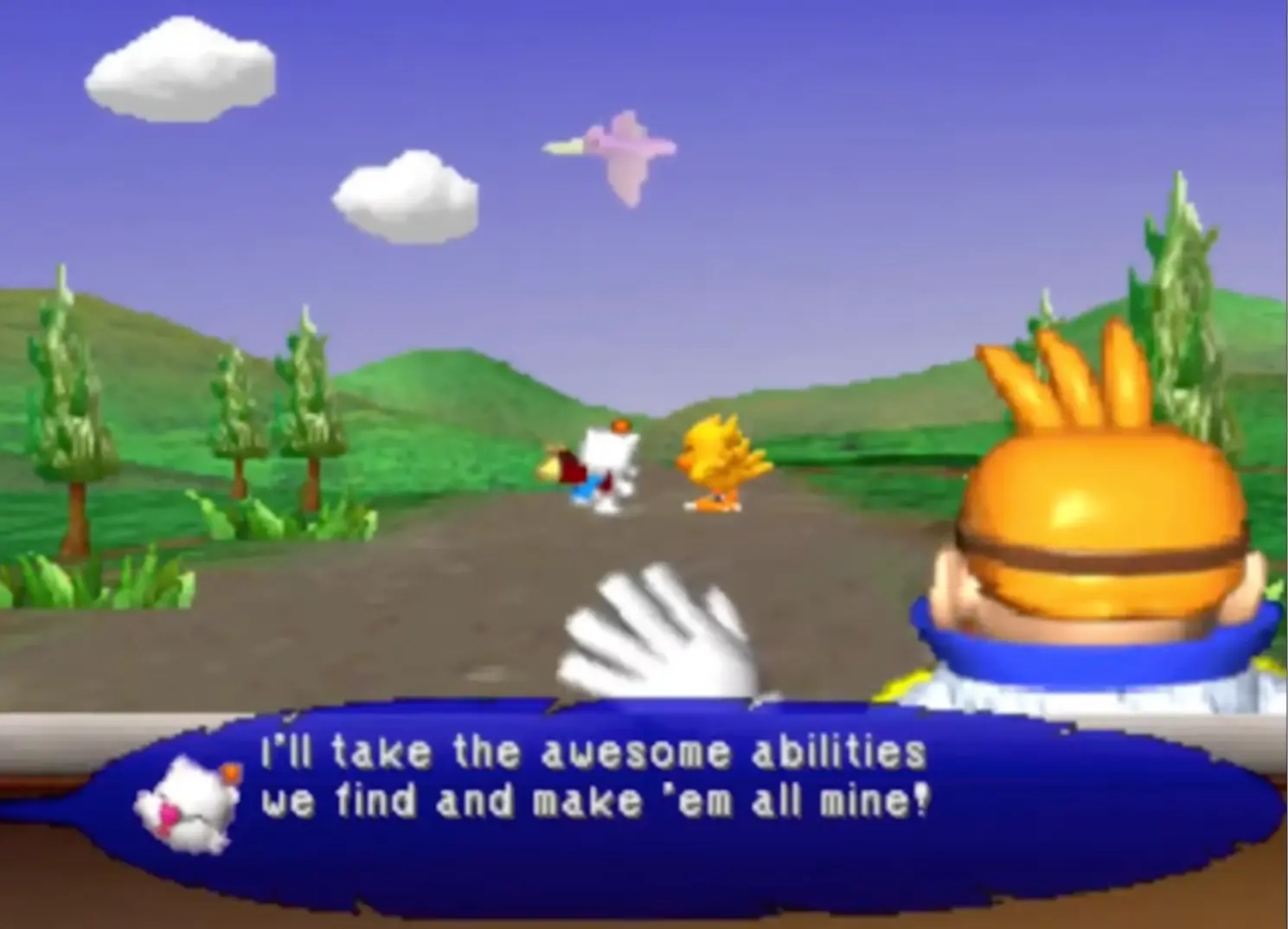 chocobo-racing-ps1-departure