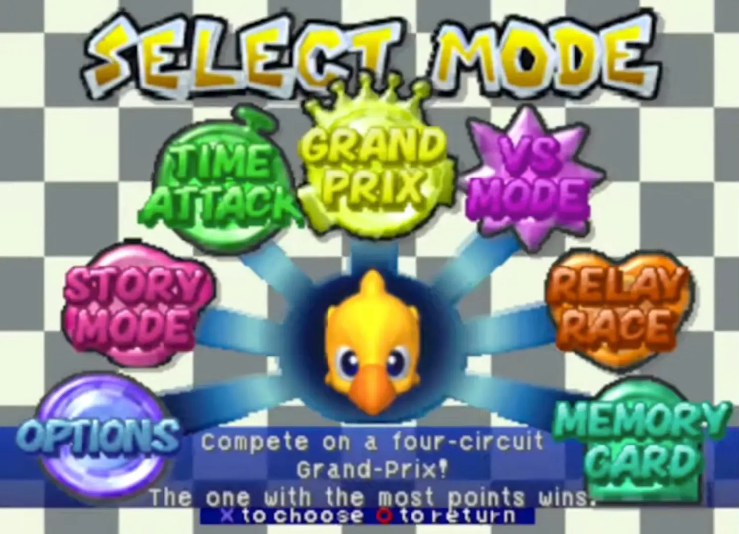 chocobo-racing-ps1-main-menu