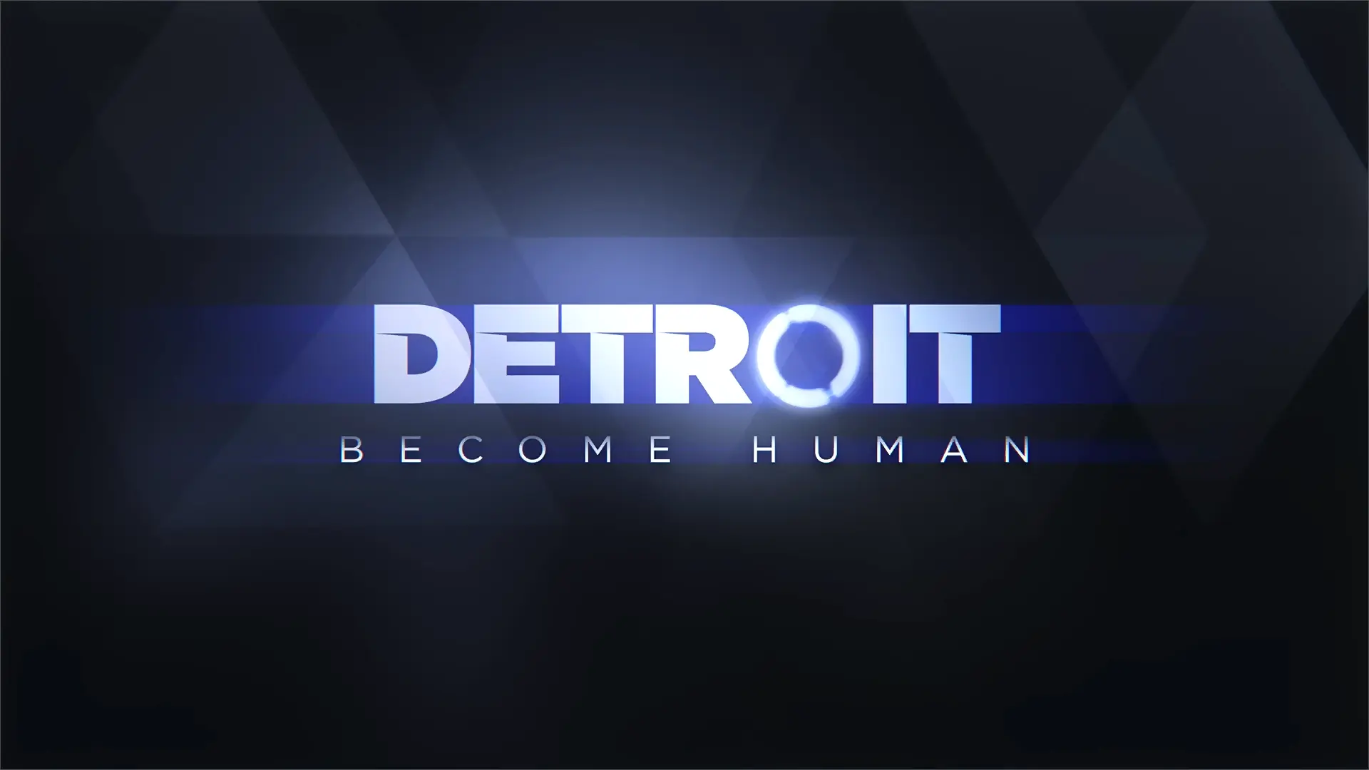 The title screen for detroit become human