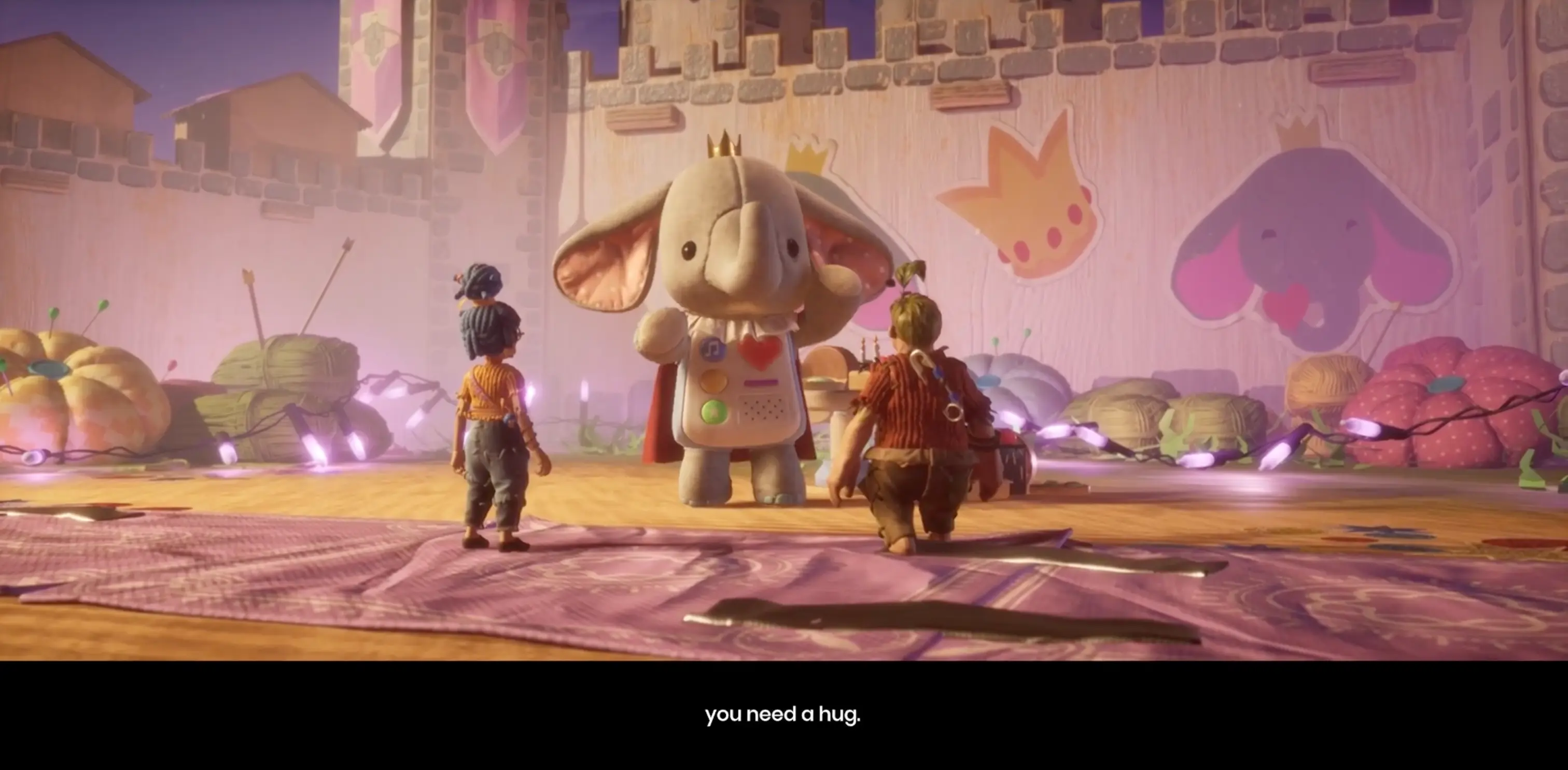 The heartbreaking scene involving Cutie the Elephant, looking terrified as Cody and May aggressively approach her in the playroom.
