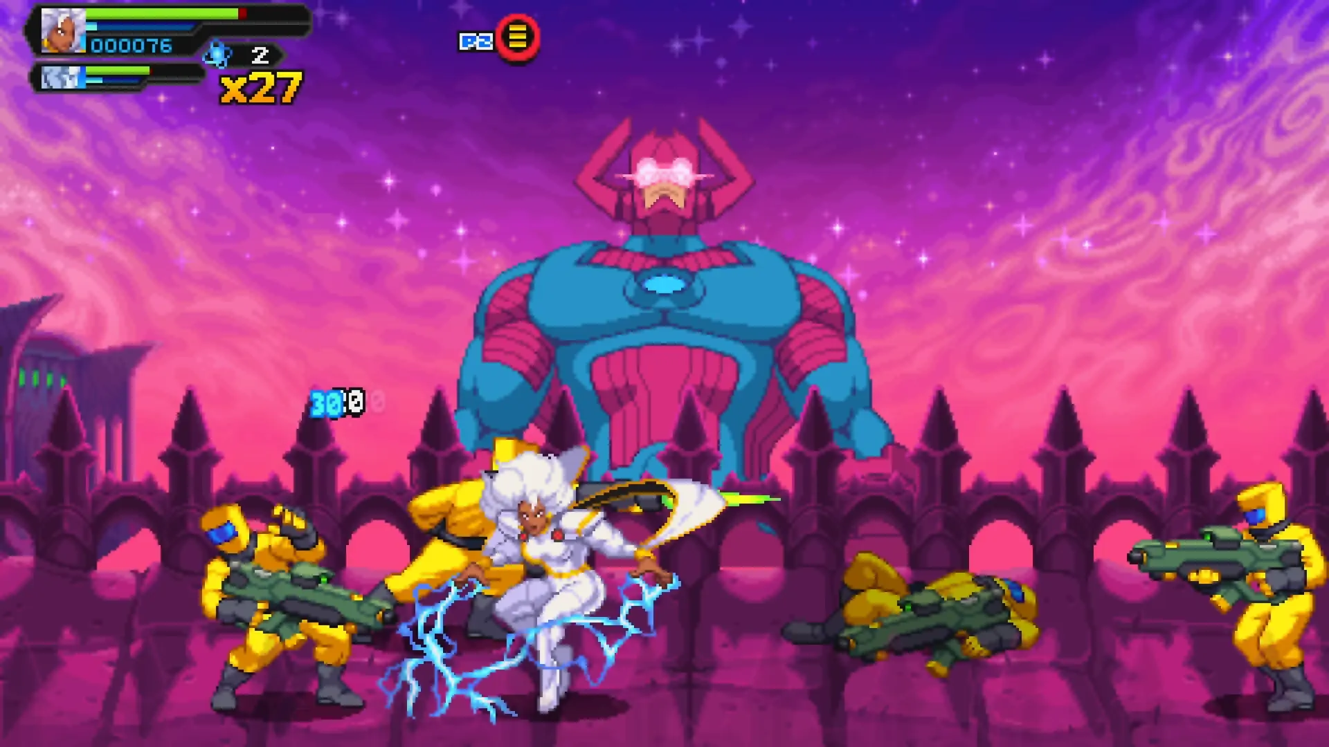 The surreal and dangerous lighting of the Negative Zone level.