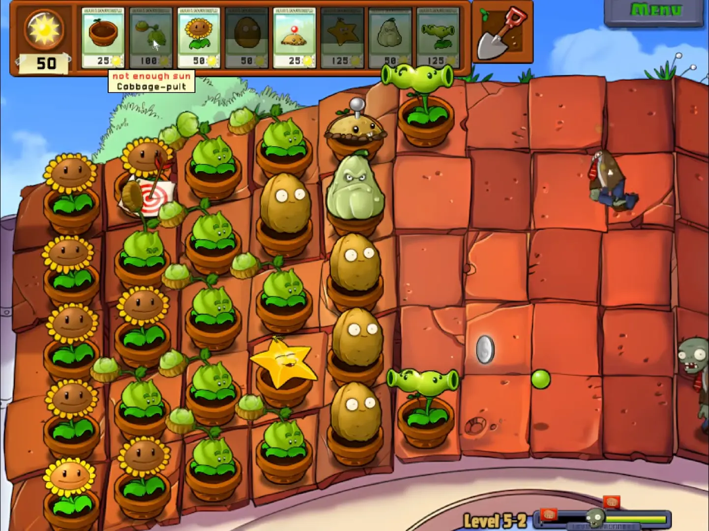 A montage of the different game environments: Roof