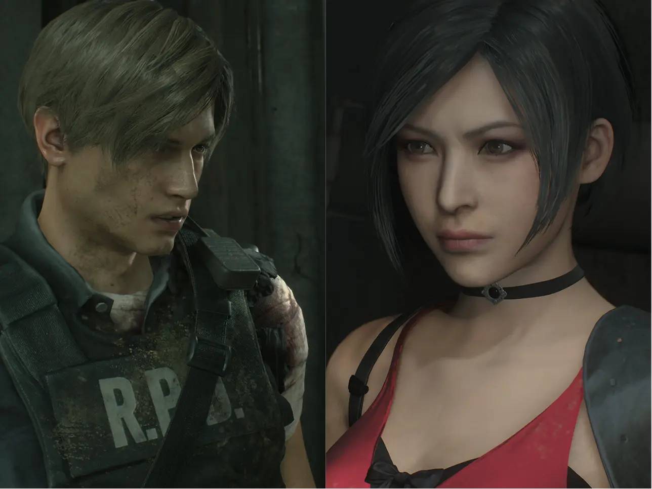 Leon Kennedy and Ada Wong character.