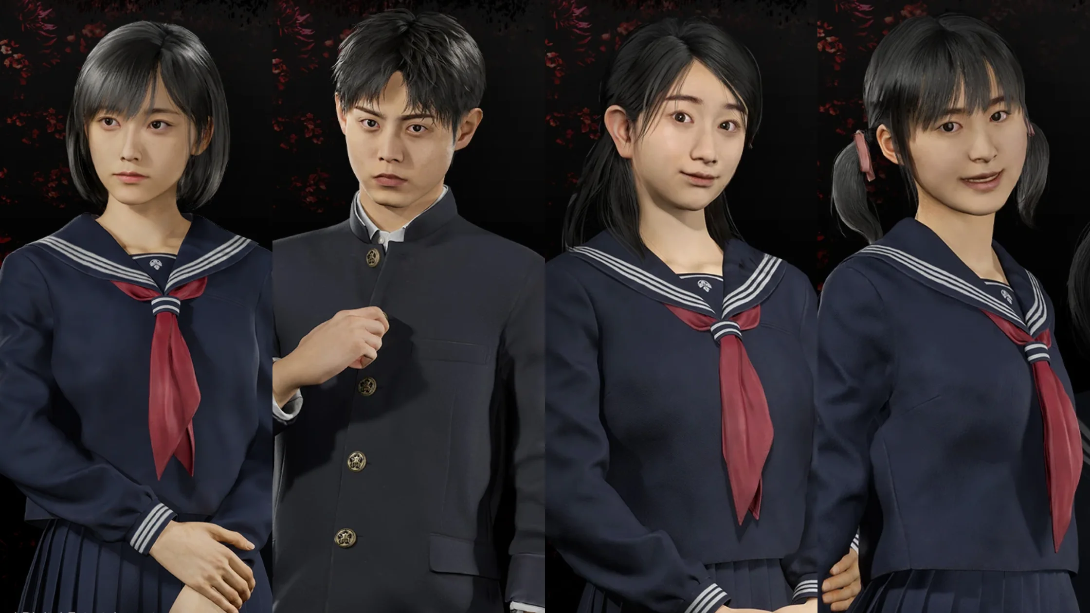 The 4 characters - Hinako, Shu, Rinko, Sakuko.