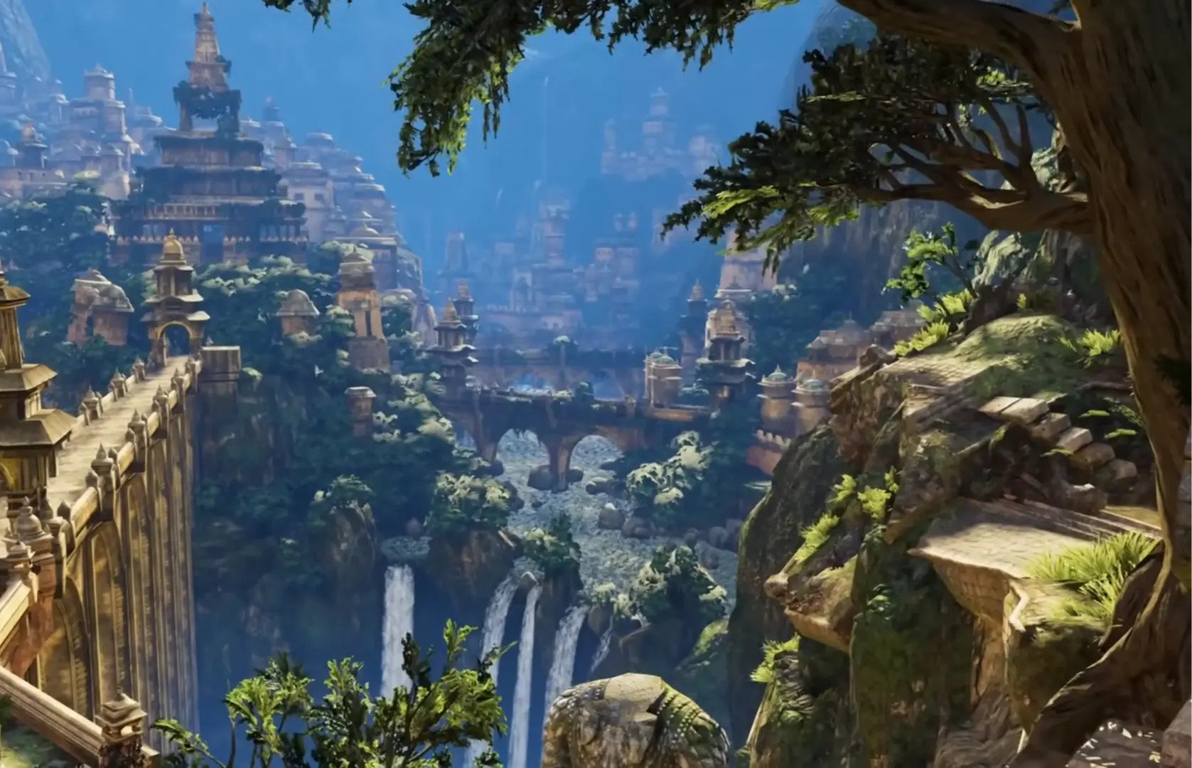 The breathtaking entrance to the lost city of Shambhala.