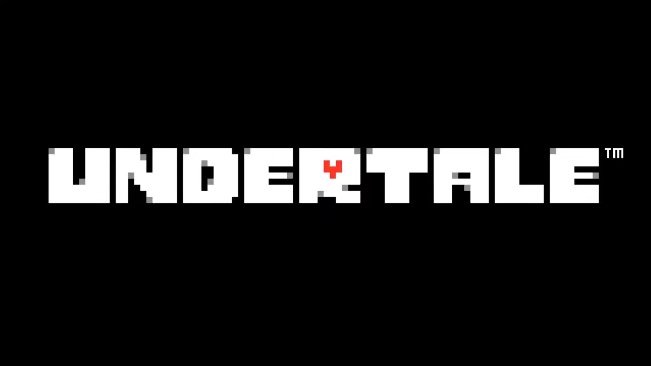 The iconic Undertale logo next to the Annoying Dog, the in-game avatar of creator Toby Fox.