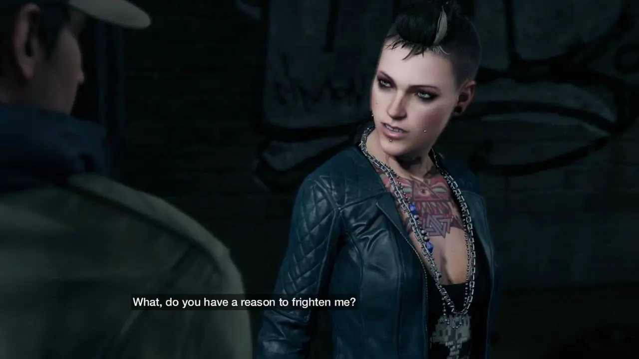 The punk-rock hacker Clara Lille, sitting in the dimly lit, underground bunker headquarters known as the Owl's Motel.