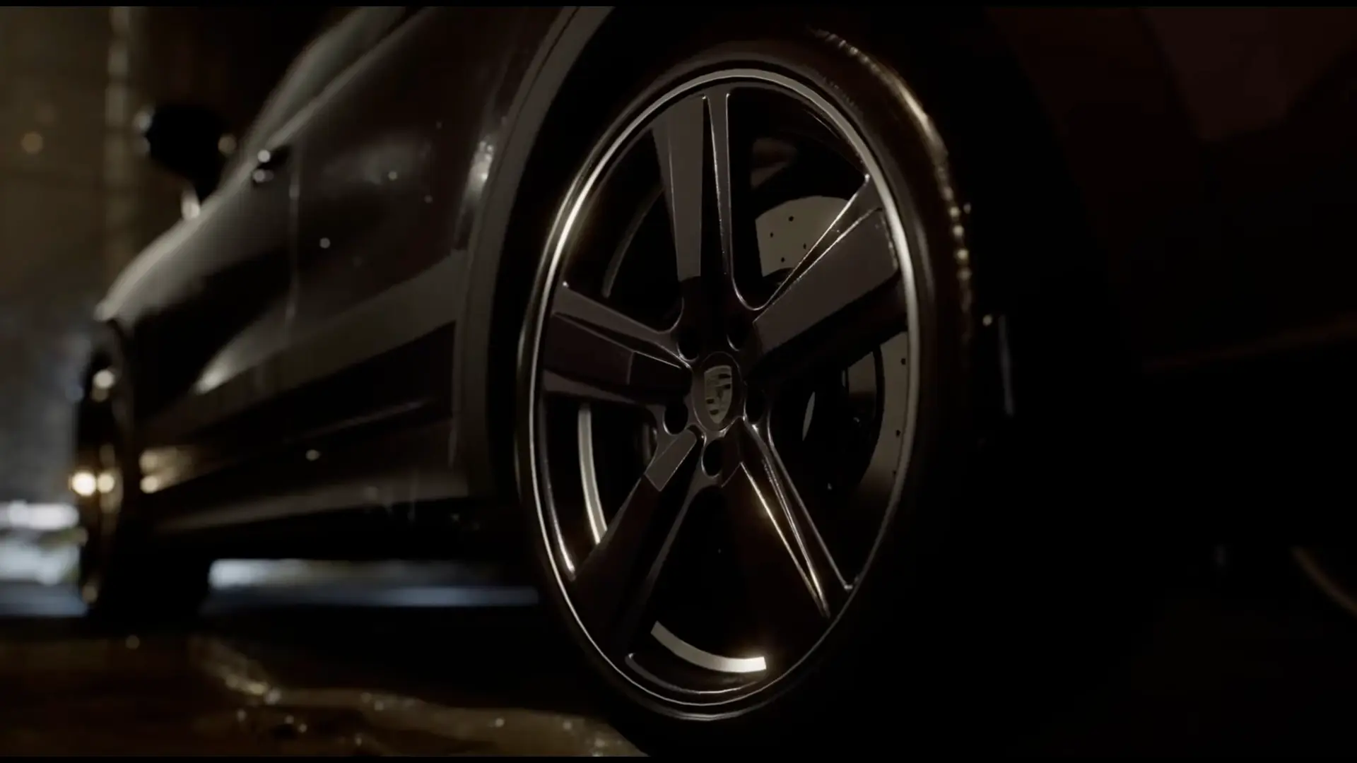 The widened stance and off-road tires of the classic chassis covered in dirt and scratches.